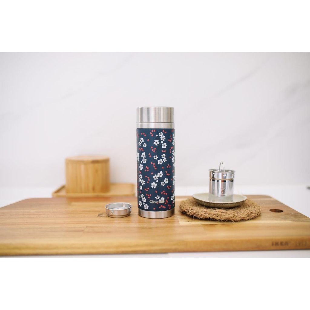 Theière isotherme hanami bleu 400 ml - Visuel 1
